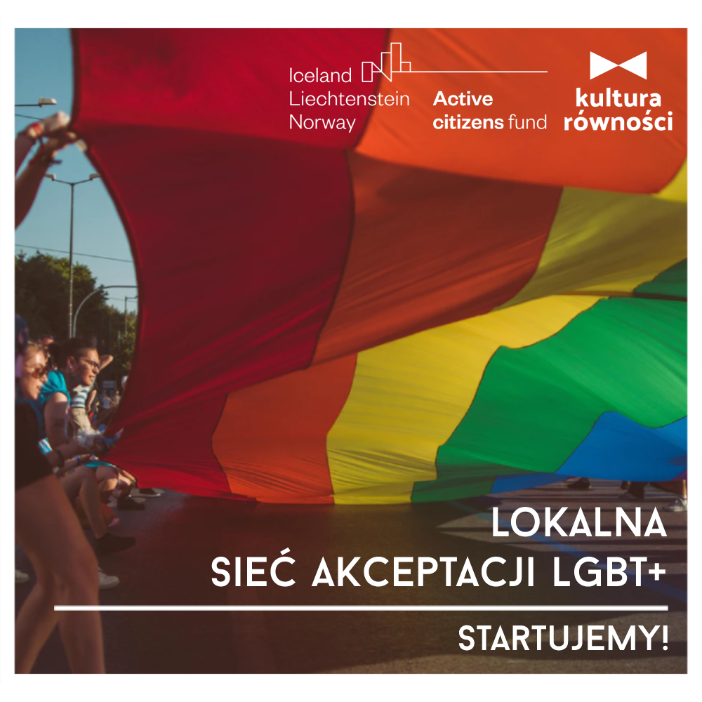 Dołącz do projektu “Lokalna sieć na rzecz akceptacji osób LGBT+”