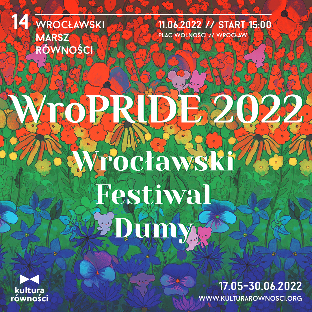 Startuje WroPRIDE 2022 Wrocławski Festiwal Dumy