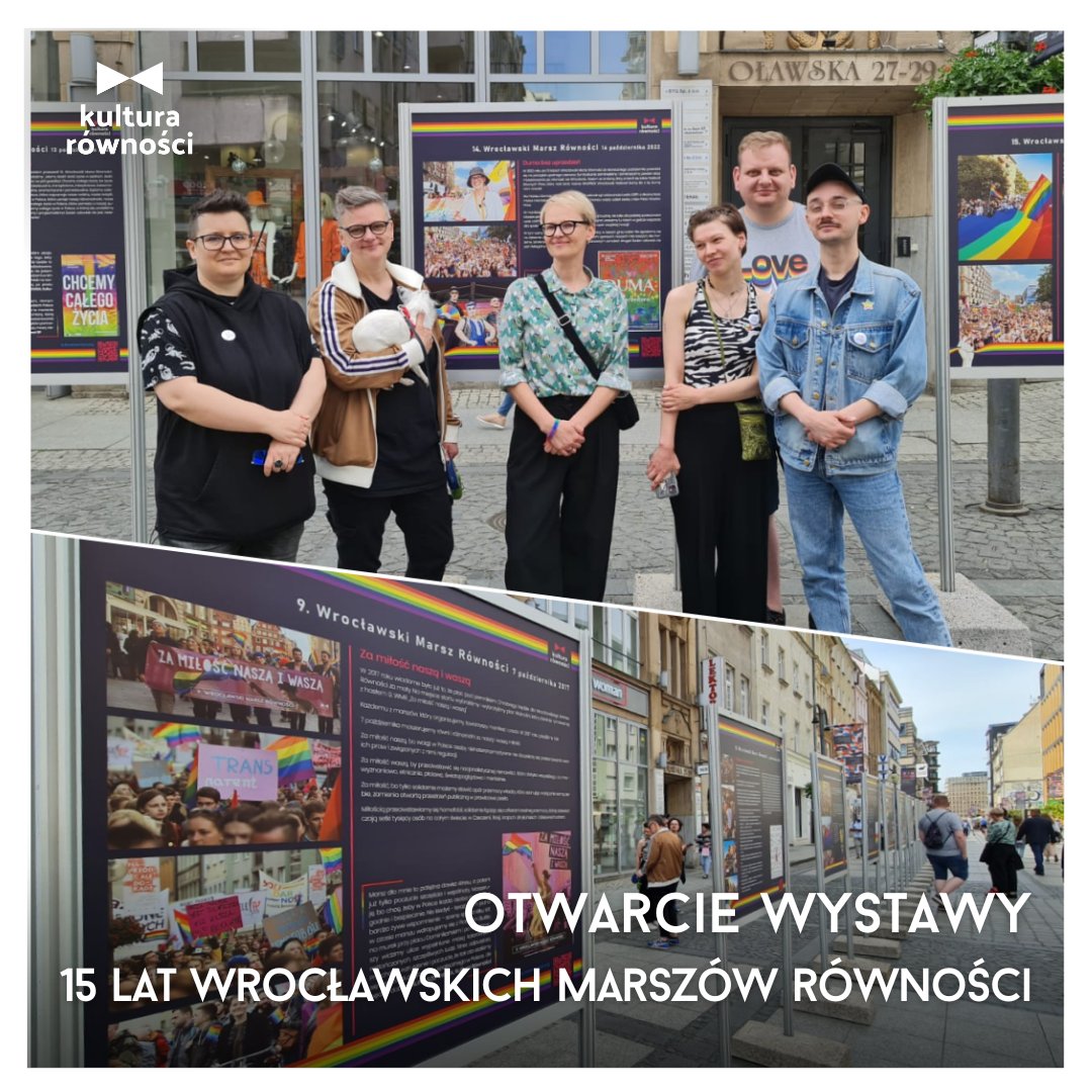 Miejska wystawa „15 lat Wrocławskich Marszów Równości”